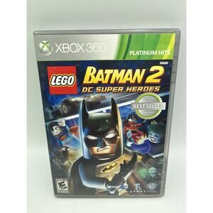 Lego Batman 2 DC Super Heroes (Microsoft Xbox 360, 2012) w/Manual Included